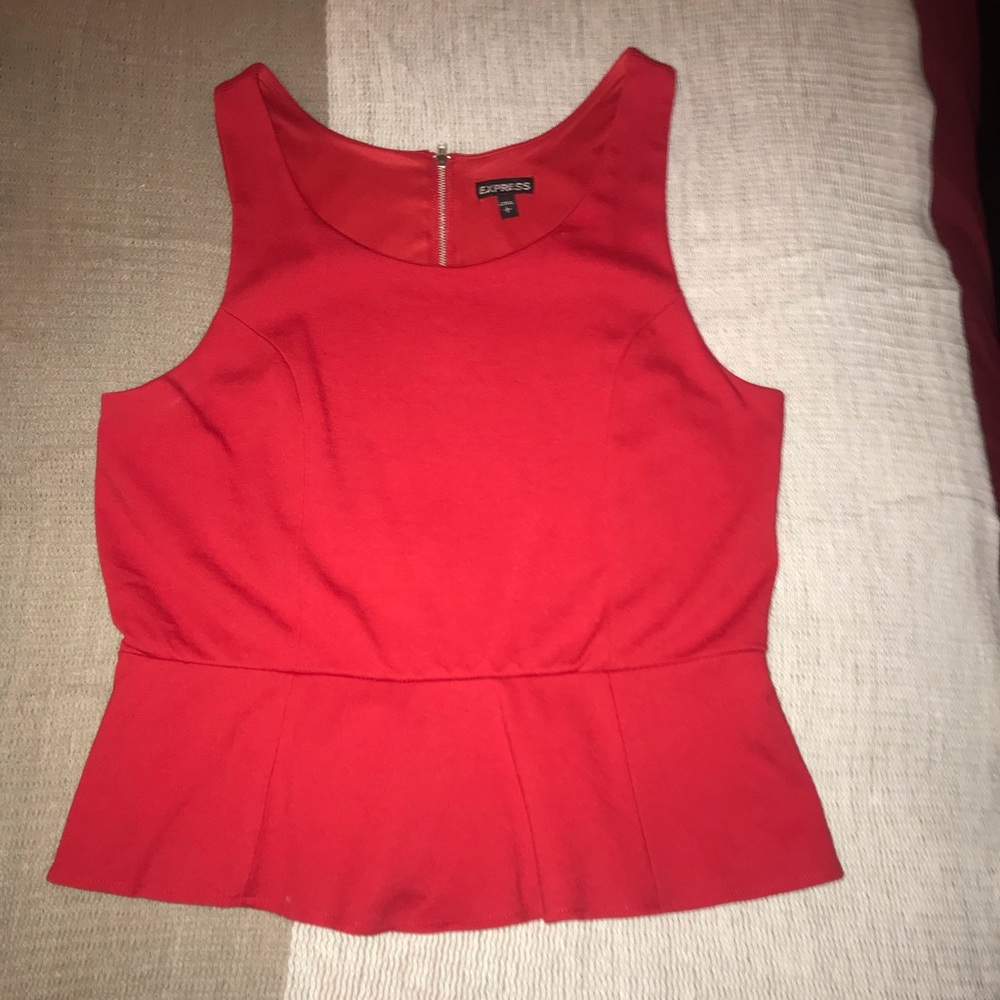 Sleeveless Peplum Top ❤️